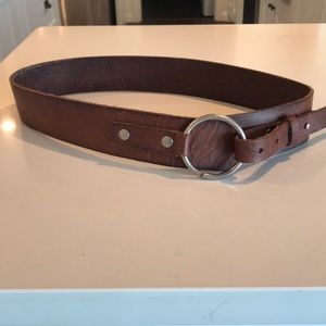 Leather belt